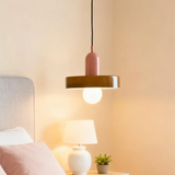 LED Pendelleuchte Rund in Zweifarbigem Design für Schlafzimmer