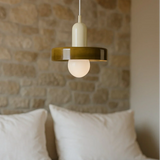 LED Pendelleuchte Rund in Zweifarbigem Design für Schlafzimmer