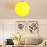 Mehrfarbige Deckenlampe im Ballon-Design aus Acryl