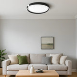 Moderne dimmbare LED-Deckenleuchte im C-Ring Design