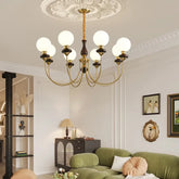 Vintage LED Kronleuchter mit Glas Kugeln für Ihr Wohnzimmer