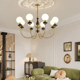 Vintage LED Kronleuchter mit Glas Kugeln für Ihr Wohnzimmer