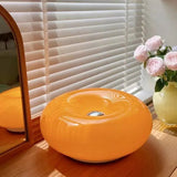 Glas Tischlampe mit Dimmbarem Donut Design