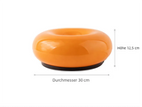 Glas Tischlampe mit Dimmbarem Donut Design