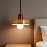 LED Pendelleuchte Rund in Zweifarbigem Design für Schlafzimmer