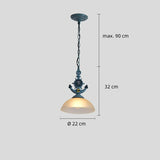 Industrielle Pendelleuchte im maritimen Stil für das Esszimmer