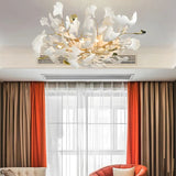 Kronleuchter Große Moderne Keramik Ginkgoblätter