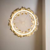 LED Pendelleuchte mit ringförmigem Blumendesign