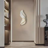 LED Wandleuchte in Feder-Optik mit Stecker