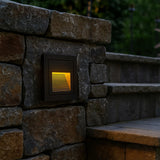 LED Außen Wandeinbauleuchte mit Bewegungsmelder für Treppen