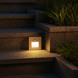 LED Außen Wandeinbauleuchte mit Bewegungsmelder für Treppen