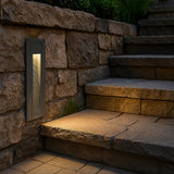 LED Außen Wandeinbauleuchte mit Bewegungsmelder für Treppen