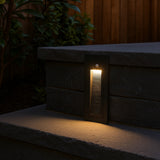 LED Außen Wandeinbauleuchte mit Bewegungsmelder für Treppen