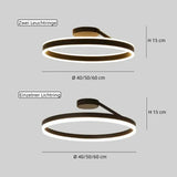 LED Deckenleuchte Dimmbar Ringform für Schlafzimmer