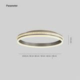 LED Deckenleuchte Dimmbar Über Lichtschalter Für Schlafzimmer