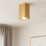 LED Deckenleuchte aus Eiche im nordischen Design