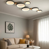 LED Deckenleuchte mit Ringdesign im Nordic Stil