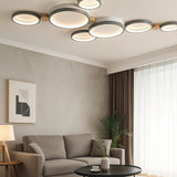 LED Deckenleuchte mit Ringdesign im Nordic Stil