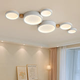 LED Deckenleuchte mit Ringdesign im Nordic Stil
