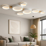 LED Deckenleuchte mit Ringdesign im Nordic Stil