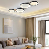 LED Deckenleuchte mit Ringdesign im Nordic Stil