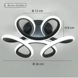 LED Modern Deckenleuchte Ringblüten Design für Flur