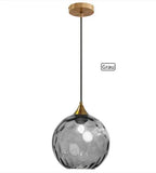 LED Pendelleuchte aus Glas im Wasserwellen-Design für Esszimmer