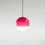 LED Pendelleuchte in Glas Kugelform für das Esszimmer