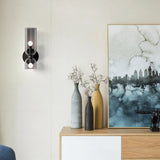 LED Wandleuchte Up & Down mit Glasschirm im skandinavischen Design