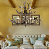 Landhaus Kronleuchter mit Hirschgeweih-Design für das Wohnzimmer