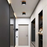 Makaron LED-Deckenstrahler in Zylinderform für Flur