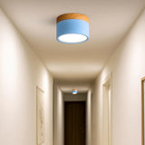 Makaron LED-Deckenstrahler in Zylinderform für Flur