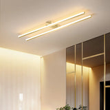 Moderne LED-Deckenleuchte im Doppelbalken-Design