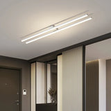 Moderne LED-Deckenleuchte im Doppelbalken-Design