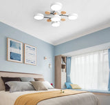 Moderne LED Deckenleuchte im Blütendesign mit mehreren Köpfen