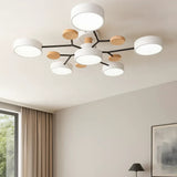 Moderne LED Deckenleuchte im Blütendesign mit mehreren Köpfen