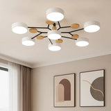 Moderne LED Deckenleuchte im Blütendesign mit mehreren Köpfen