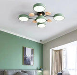 Moderne LED Deckenleuchte im Blütendesign mit mehreren Köpfen