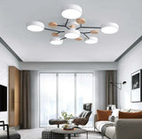 Moderne LED Deckenleuchte im Blütendesign mit mehreren Köpfen