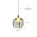 Moderne LED Kristallpendelleuchte im Apfelform Design für Esszimmer