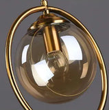 Moderne LED Pendelleuchte Glas für Bettkopf