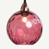 LED Pendelleuchte aus Glas im Wasserwellen-Design für Esszimmer