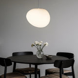 Moderne Pendelleuchte aus Glas in Ei-Form für Esszimmer