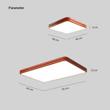 Moderne flache LED-Deckenleuchte mit Eisenlackierung