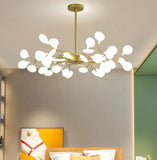 Moderner LED-Kronleuchter im Firefly-Design