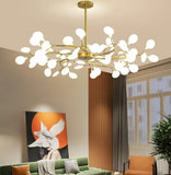 Moderner LED-Kronleuchter im Firefly-Design