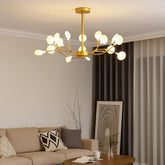 Moderner LED-Kronleuchter im Firefly-Design