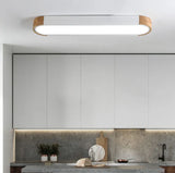 Oval LED Deckenleuchte mit zweifarbigem Design