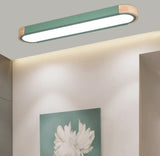 Oval LED Deckenleuchte mit zweifarbigem Design