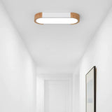 Oval LED Deckenleuchte mit zweifarbigem Design